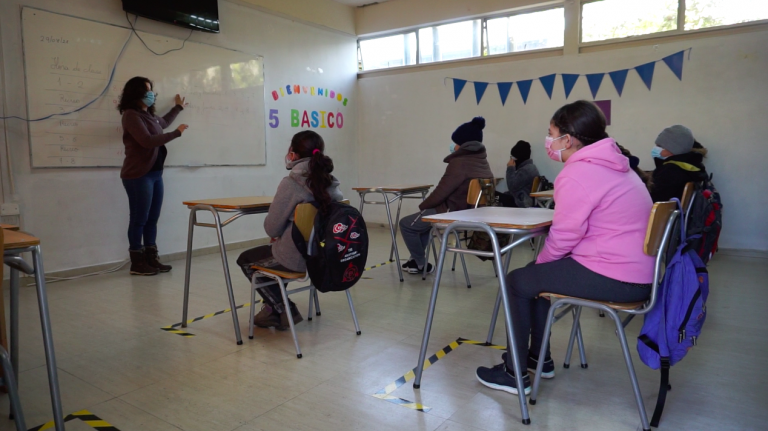 Escuela Theodor Heuss inició retorno gradual a clases presenciales
